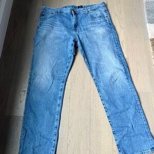 AG Adriano Goldschmied Light Blue Straight Jeans